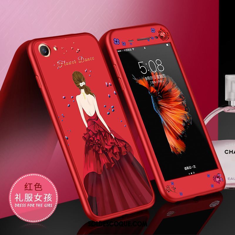 Coque Oppo A83 Protection Silicone Délavé En Daim Tout Compris Téléphone Portable Pas Cher