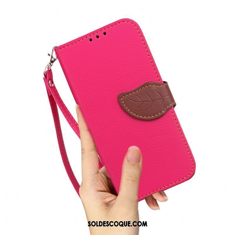 Coque Oppo A83 Rouge Tout Compris Protection Étui En Cuir Incassable Pas Cher