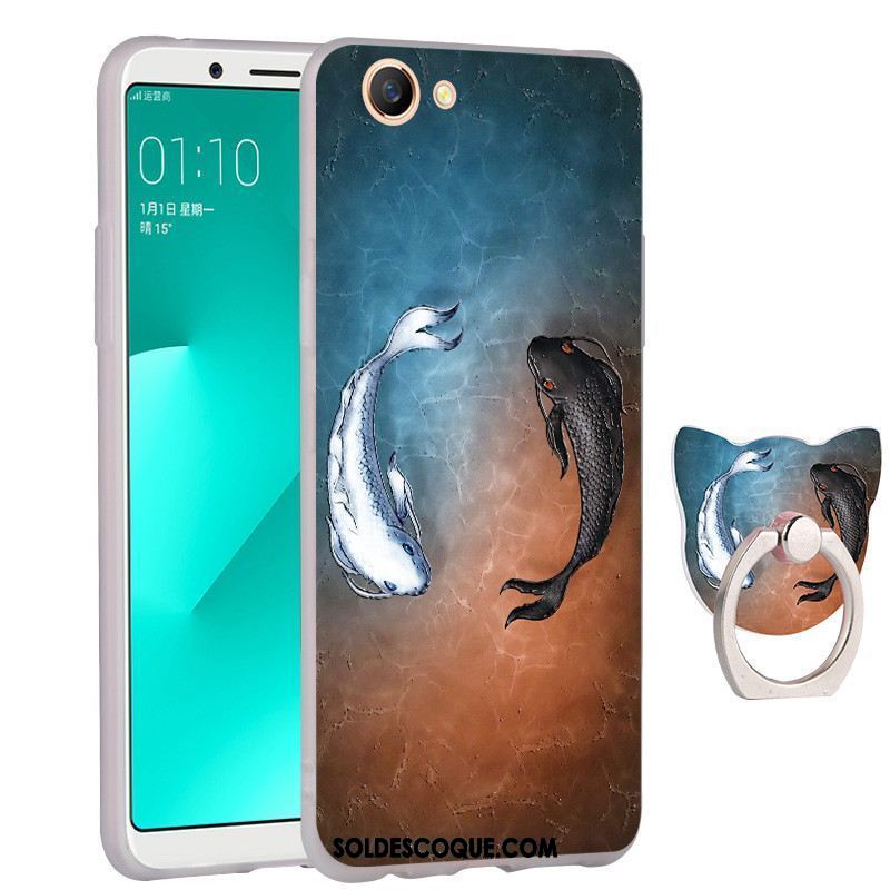 Coque Oppo A83 Silicone Blanc Téléphone Portable Protection Incassable En Ligne