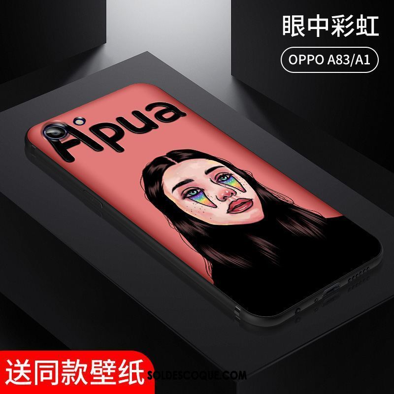 Coque Oppo A83 Silicone Fluide Doux Incassable Légère Créatif Pas Cher