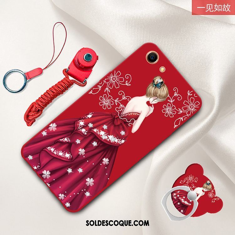 Coque Oppo A83 Silicone Tendance Rouge Téléphone Portable Tout Compris Housse Soldes