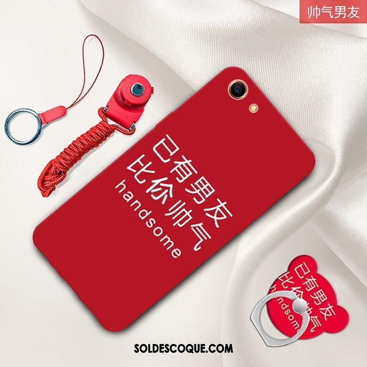 Coque Oppo A83 Silicone Tendance Rouge Téléphone Portable Tout Compris Housse Soldes