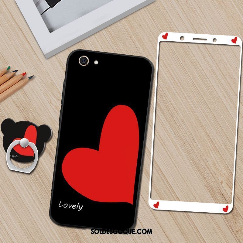 Coque Oppo A83 Tempérer Personnalité Net Rouge Membrane Dessin Animé France