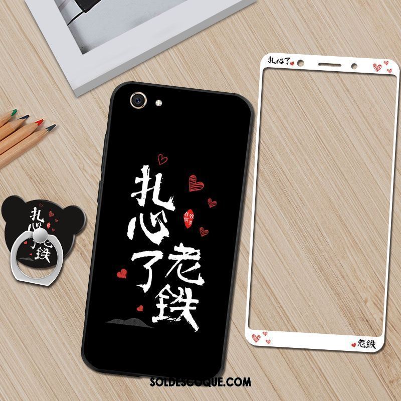 Coque Oppo A83 Tempérer Personnalité Net Rouge Membrane Dessin Animé France