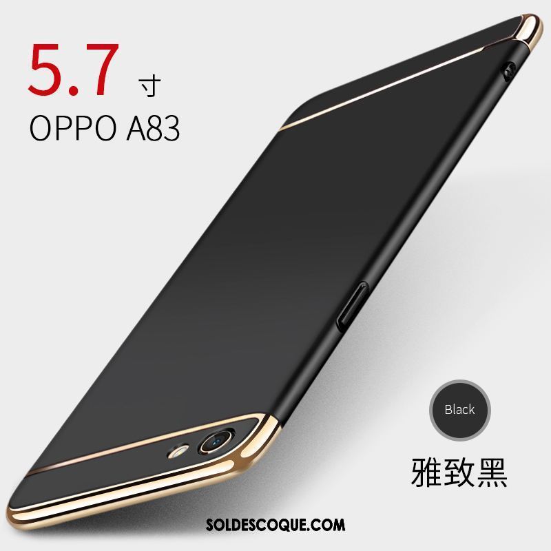 Coque Oppo A83 Tendance Délavé En Daim Tout Compris Refroidissement Bleu En Ligne