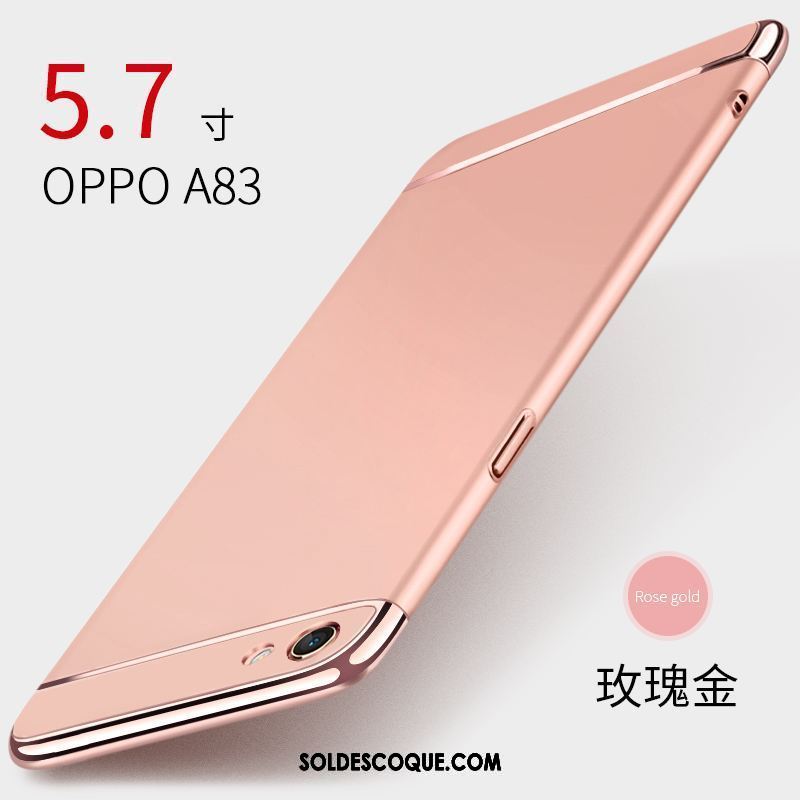 Coque Oppo A83 Tendance Délavé En Daim Tout Compris Refroidissement Bleu En Ligne