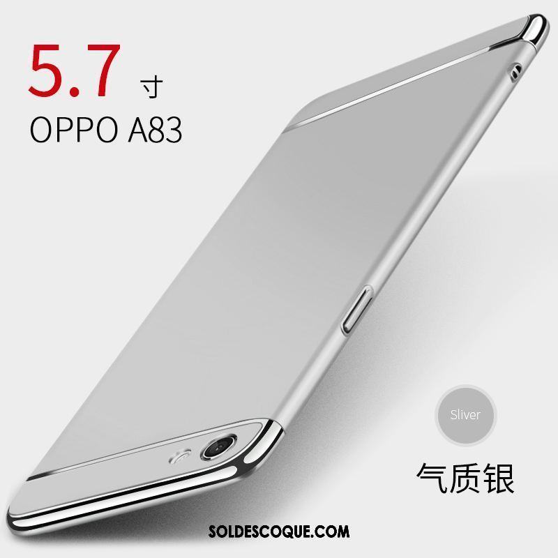 Coque Oppo A83 Tendance Délavé En Daim Tout Compris Refroidissement Bleu En Ligne