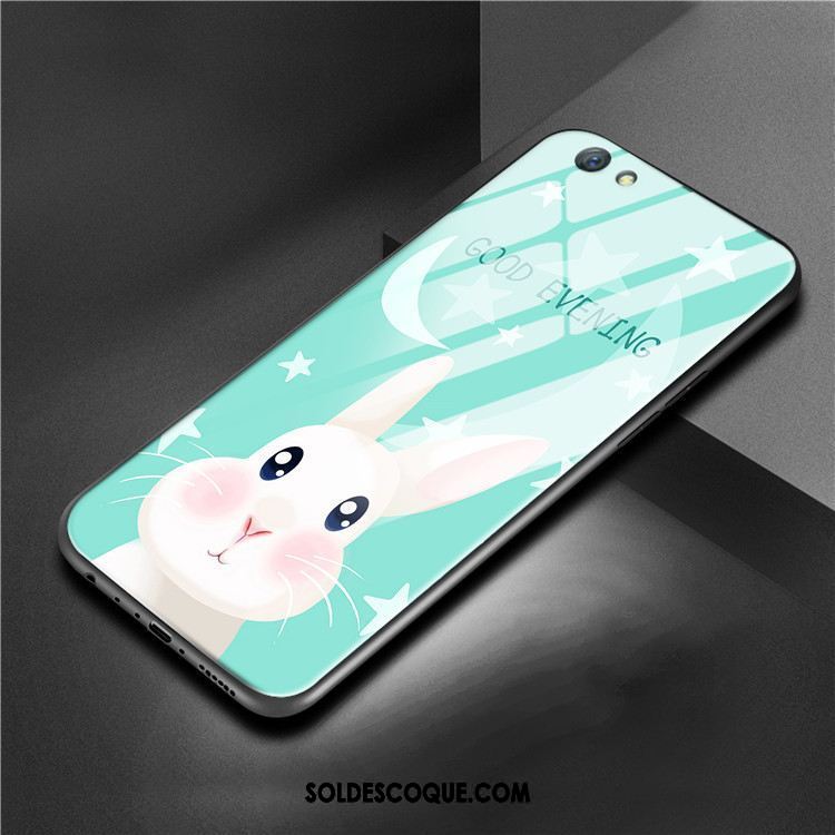 Coque Oppo A83 Tout Compris Créatif Vert Amoureux Miroir En Ligne