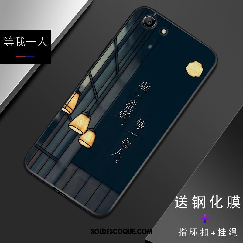 Coque Oppo A83 Tout Compris Personnalisé Incassable Noir Silicone En Ligne