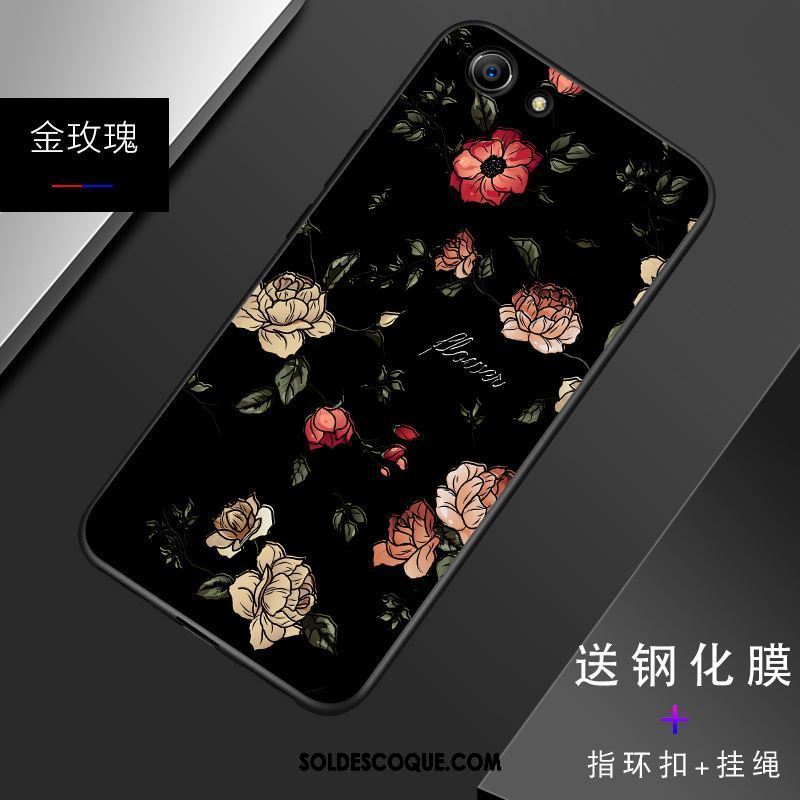 Coque Oppo A83 Tout Compris Personnalisé Incassable Noir Silicone En Ligne