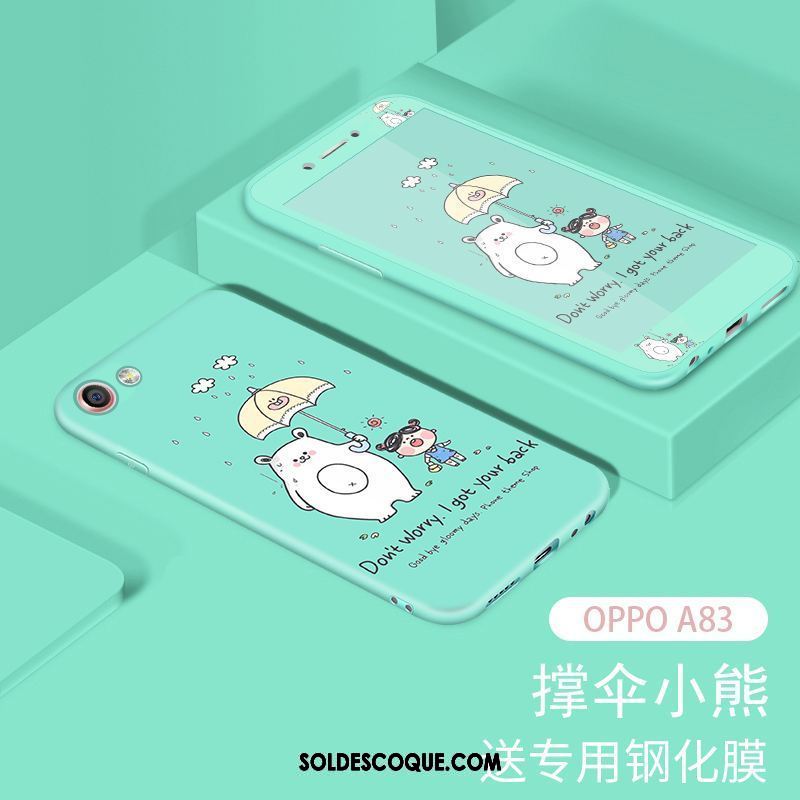 Coque Oppo A83 Téléphone Portable Tendance Étui Membrane Gaufrage En Ligne