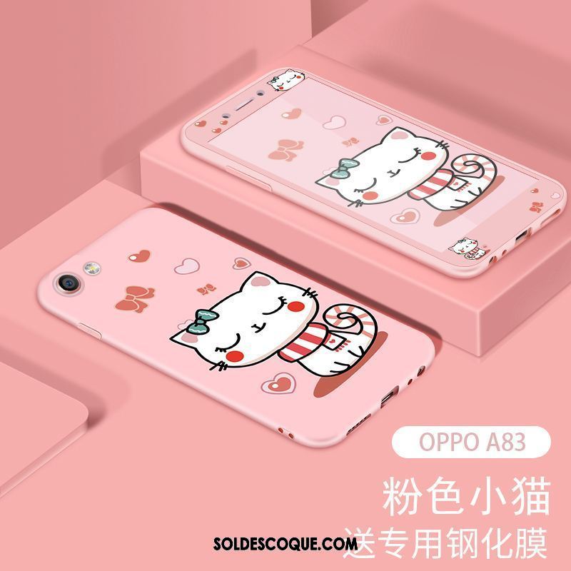 Coque Oppo A83 Téléphone Portable Tendance Étui Membrane Gaufrage En Ligne