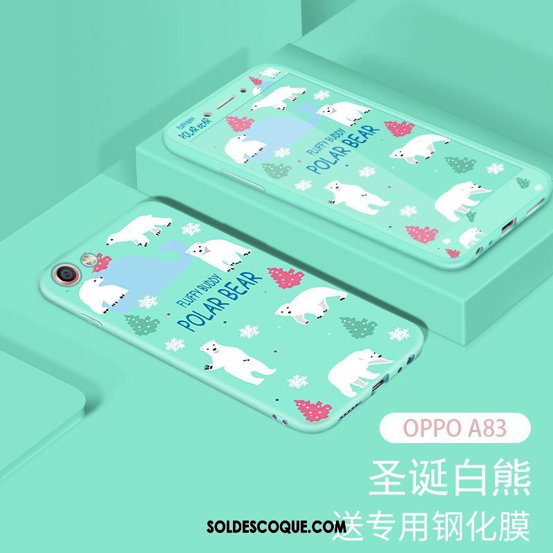 Coque Oppo A83 Téléphone Portable Tendance Étui Membrane Gaufrage En Ligne