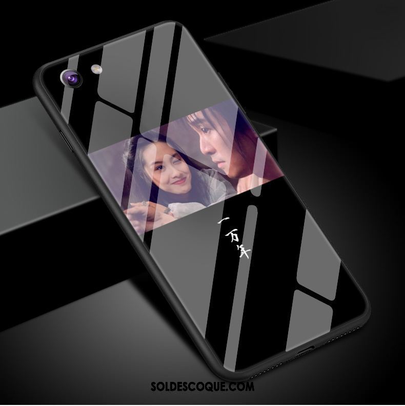 Coque Oppo A83 Téléphone Portable Violet Tendance Fluide Doux Silicone Soldes