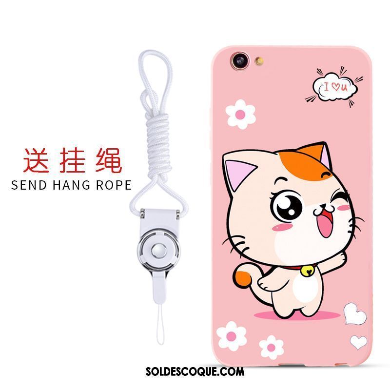 Coque Oppo A83 Téléphone Portable Étui Tendance Protection Rose En Vente