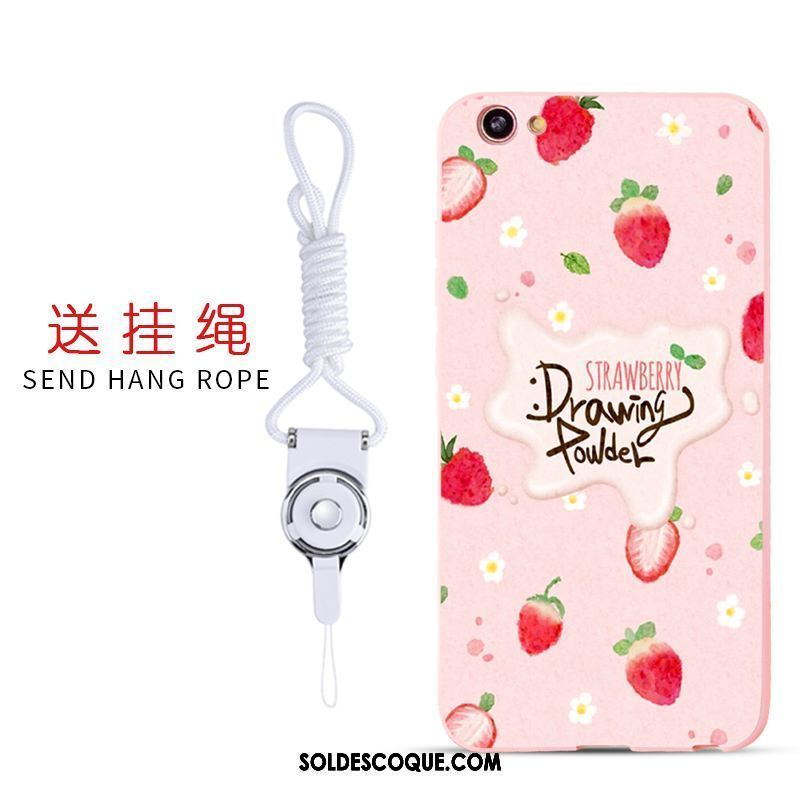 Coque Oppo A83 Téléphone Portable Étui Tendance Protection Rose En Vente