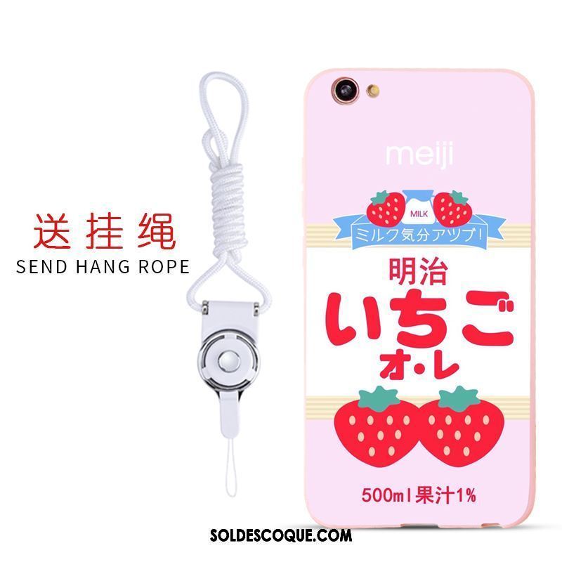 Coque Oppo A83 Téléphone Portable Étui Tendance Protection Rose En Vente