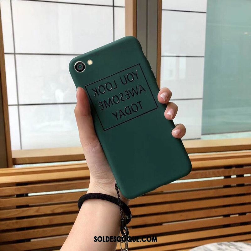 Coque Oppo A83 Vert Fluide Doux Étui Silicone Téléphone Portable France