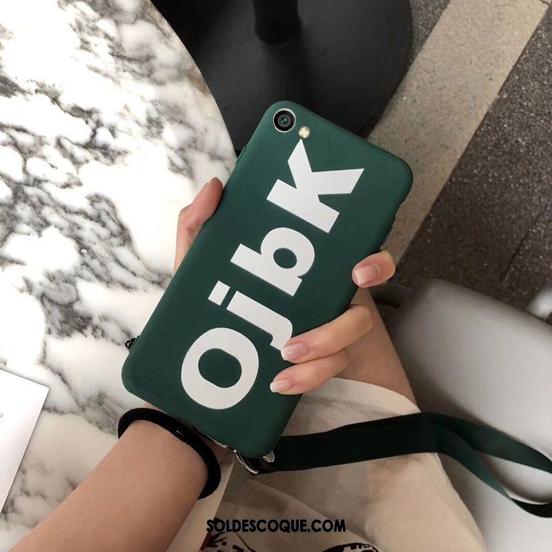 Coque Oppo A83 Vert Fluide Doux Étui Silicone Téléphone Portable France