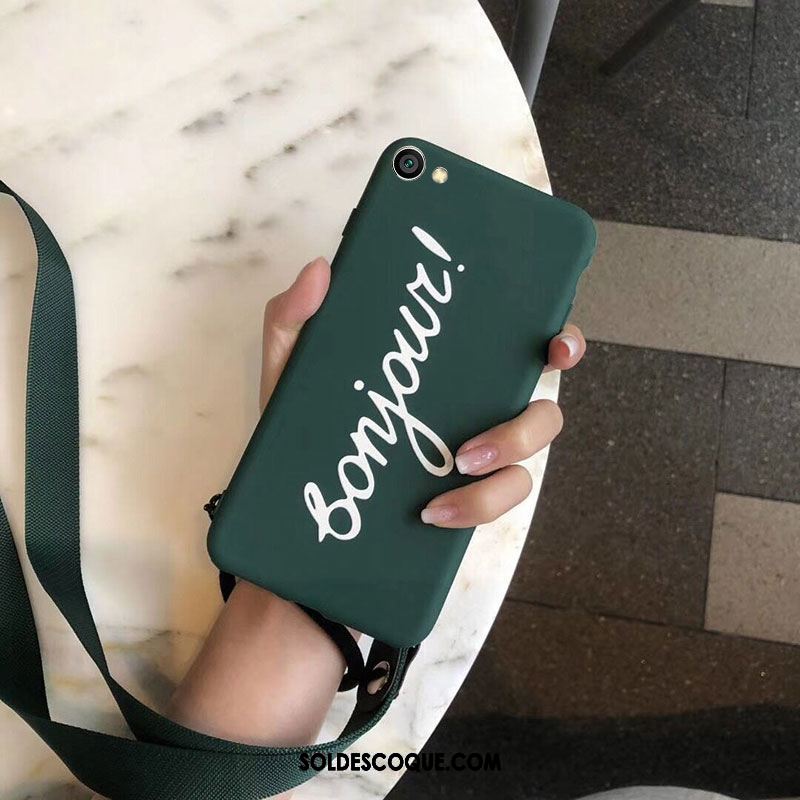 Coque Oppo A83 Vert Fluide Doux Étui Silicone Téléphone Portable France