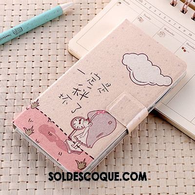 Coque Oppo A83 Étui En Cuir Téléphone Portable Incassable Protection Rose En Ligne