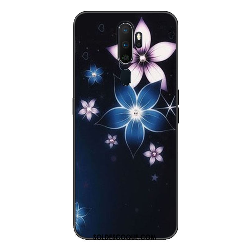 Coque Oppo A9 2020 Bordure Frais Protection Anneau Téléphone Portable Pas Cher