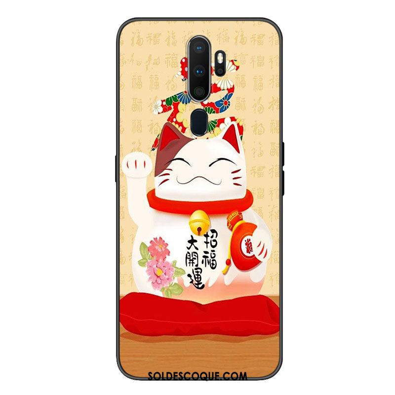 Coque Oppo A9 2020 Bordure Frais Protection Anneau Téléphone Portable Pas Cher