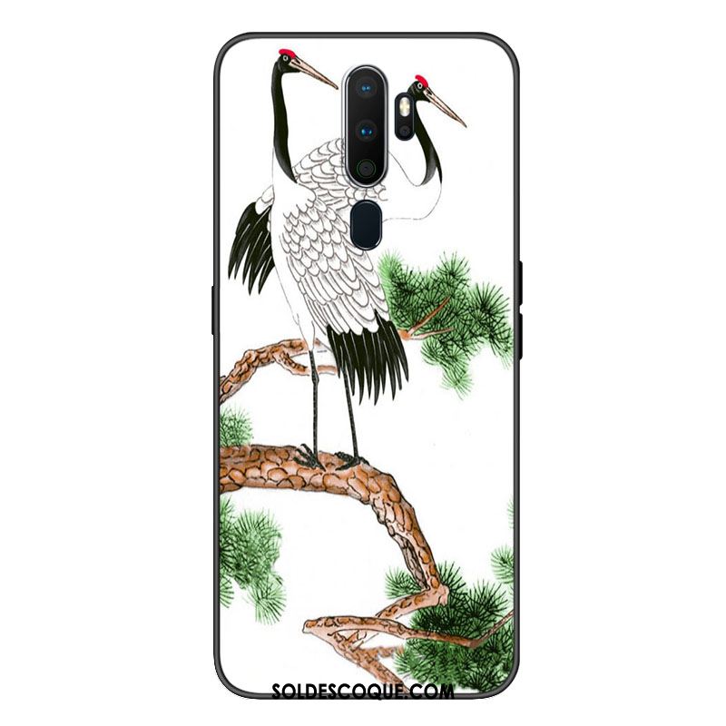 Coque Oppo A9 2020 Bordure Frais Protection Anneau Téléphone Portable Pas Cher