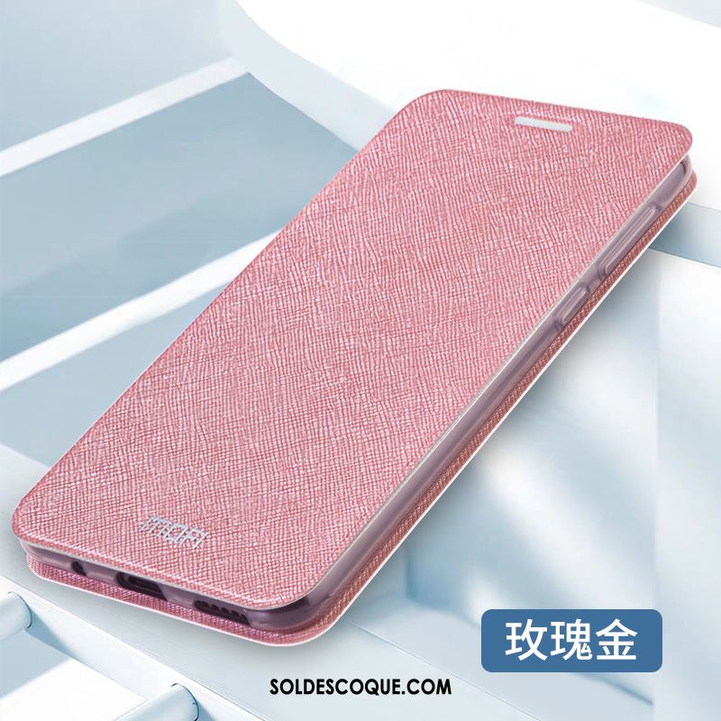 Coque Oppo A9 2020 Clamshell Bleu Étui En Cuir Incassable Tempérer En Vente