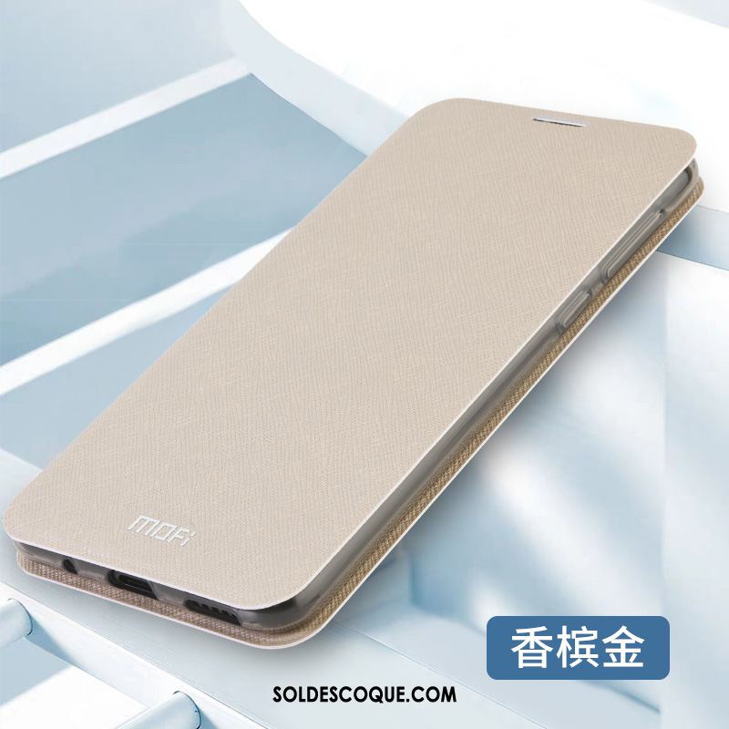 Coque Oppo A9 2020 Clamshell Bleu Étui En Cuir Incassable Tempérer En Vente