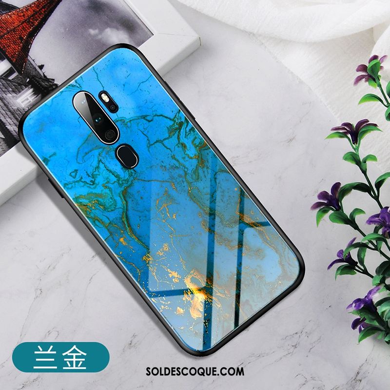 Coque Oppo A9 2020 Dégradé Protection Téléphone Portable Verre Housse En Vente