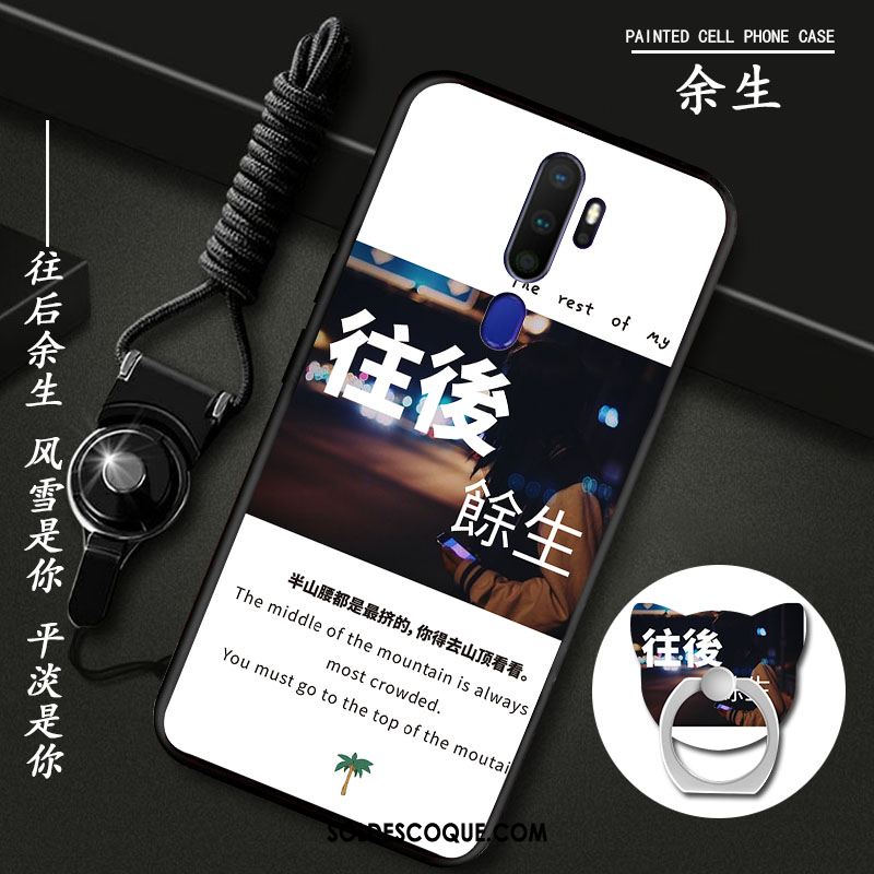 Coque Oppo A9 2020 Incassable Silicone Tout Compris Protection Ornements Suspendus Soldes