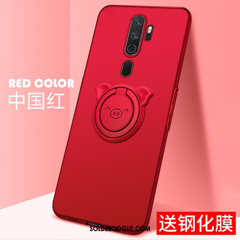 Coque Oppo A9 2020 Magnétisme Étui Or Rose Rouge Très Mince Housse Soldes