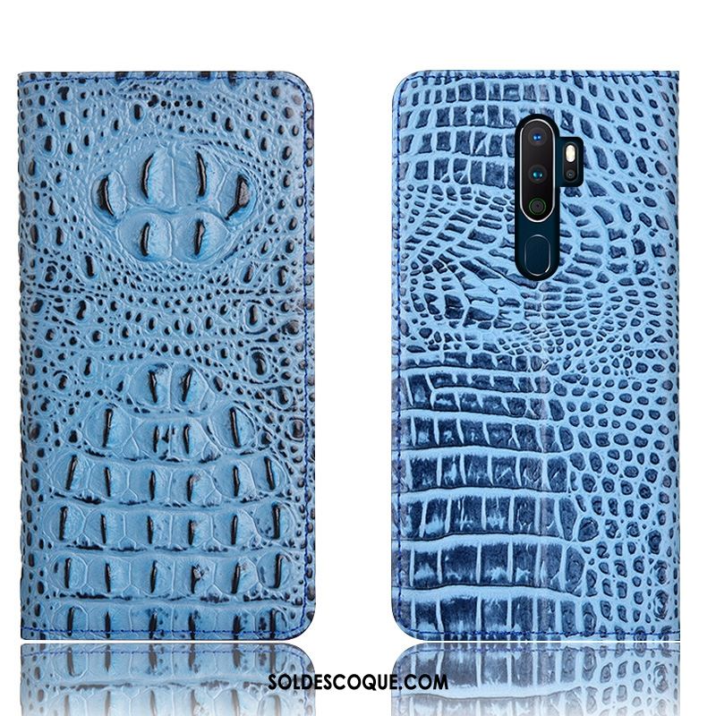 Coque Oppo A9 2020 Tout Compris Incassable Cuir Véritable Téléphone Portable Protection En Vente