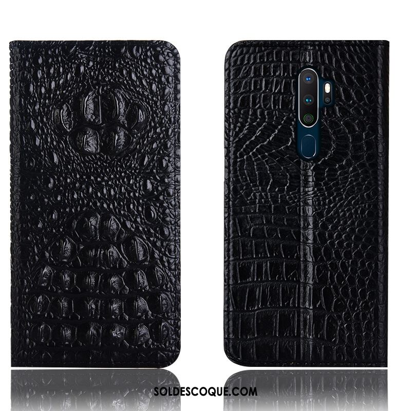 Coque Oppo A9 2020 Tout Compris Incassable Cuir Véritable Téléphone Portable Protection En Vente