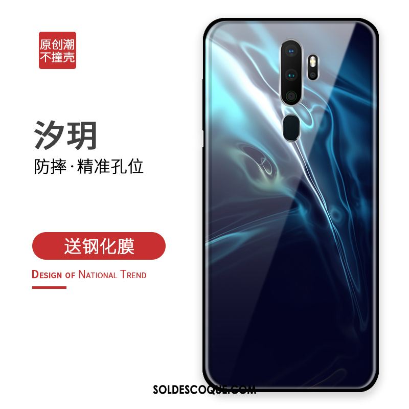 Coque Oppo A9 2020 Tout Compris Personnalité Verre Membrane Tempérer Pas Cher