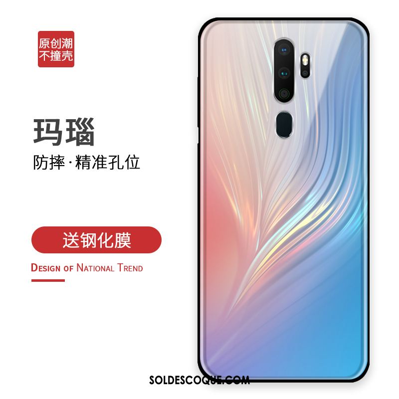 Coque Oppo A9 2020 Tout Compris Personnalité Verre Membrane Tempérer Pas Cher