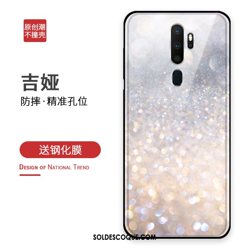 Coque Oppo A9 2020 Tout Compris Personnalité Verre Membrane Tempérer Pas Cher