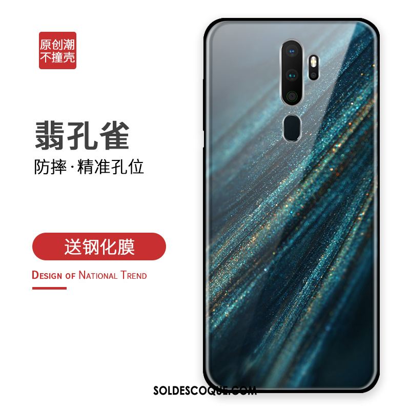 Coque Oppo A9 2020 Tout Compris Personnalité Verre Membrane Tempérer Pas Cher