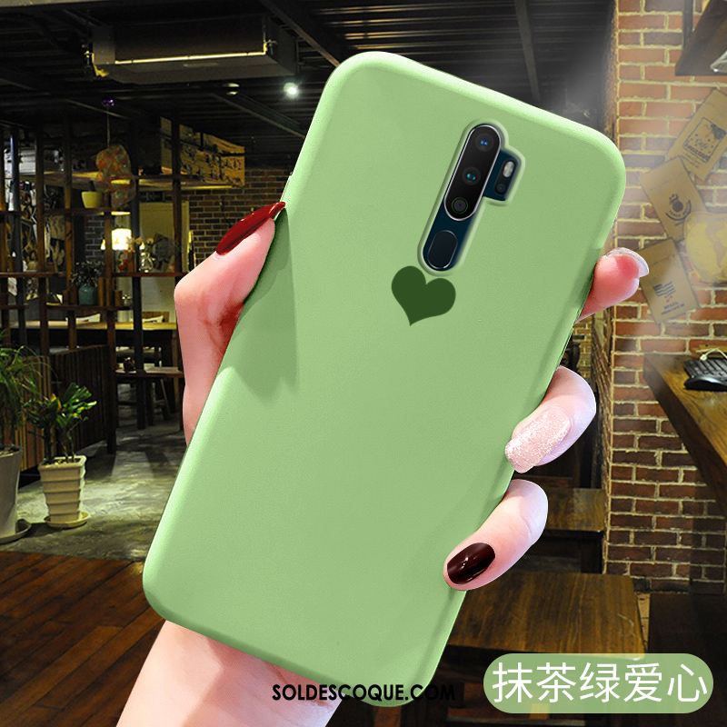 Coque Oppo A9 2020 Vert Mode Téléphone Portable Frais Dessin Animé Soldes