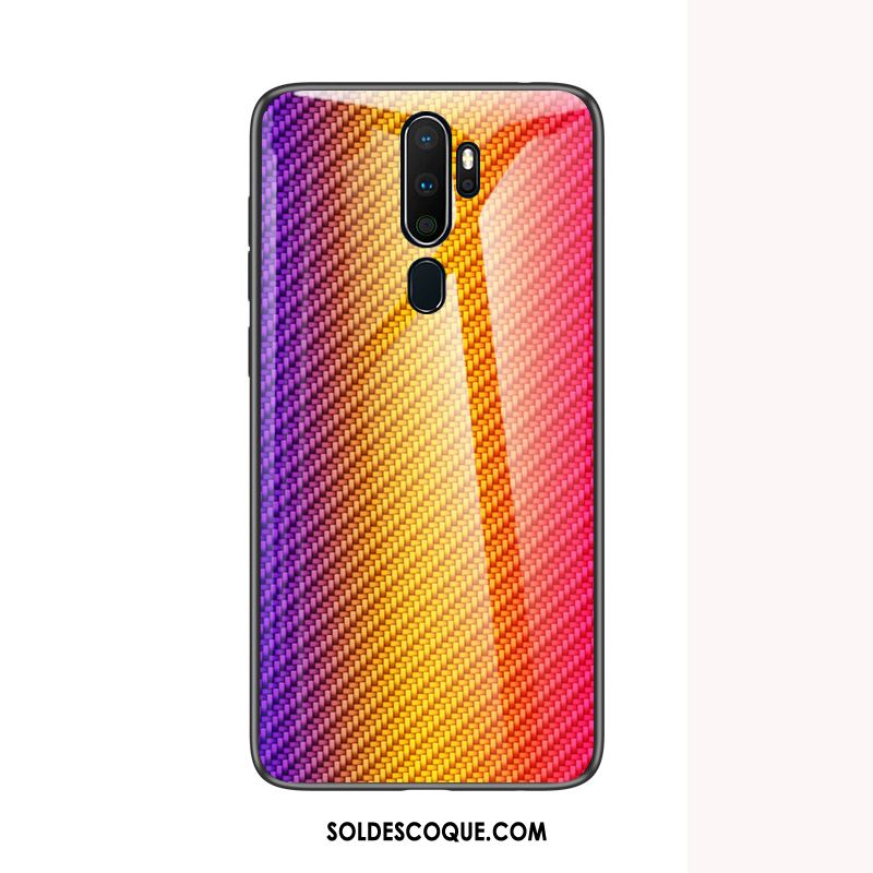 Coque Oppo A9 2020 Étui Protection Or Verre Téléphone Portable Housse Pas Cher