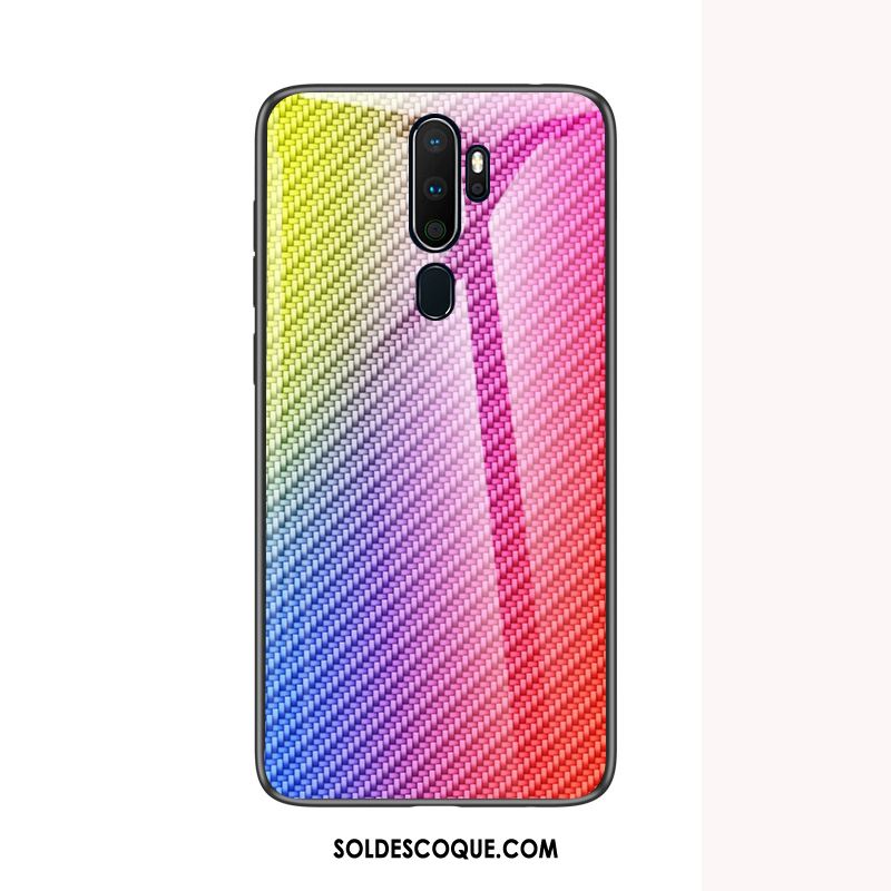 Coque Oppo A9 2020 Étui Protection Or Verre Téléphone Portable Housse Pas Cher