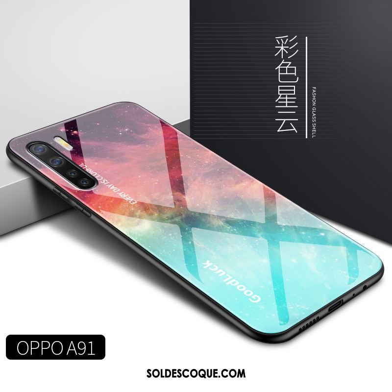 Coque Oppo A91 Amoureux Ciel Étoilé Créatif Nouveau Silicone En Vente