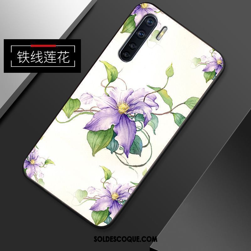 Coque Oppo A91 Créatif Très Mince Rose Étui Tendance Pas Cher