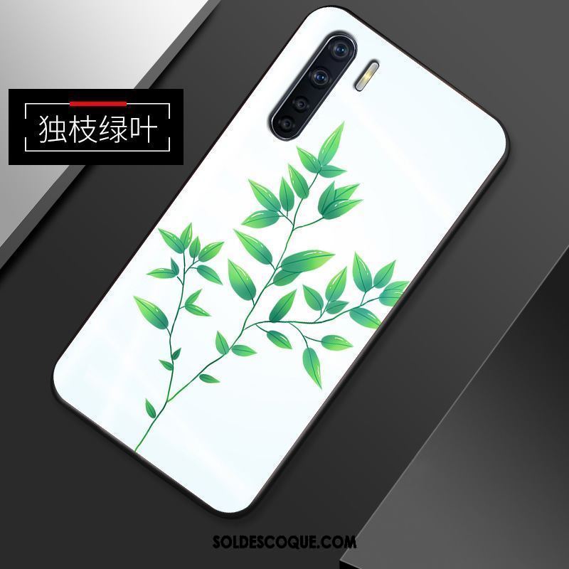 Coque Oppo A91 Créatif Très Mince Rose Étui Tendance Pas Cher