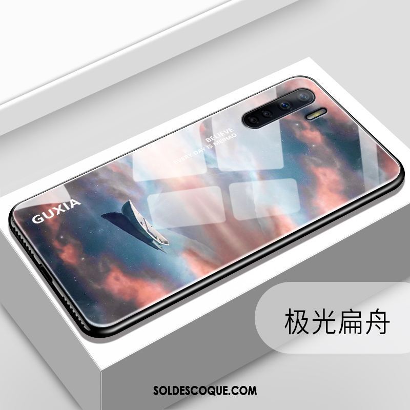 Coque Oppo A91 Difficile Marque De Tendance Délavé En Daim Tout Compris Téléphone Portable En Vente