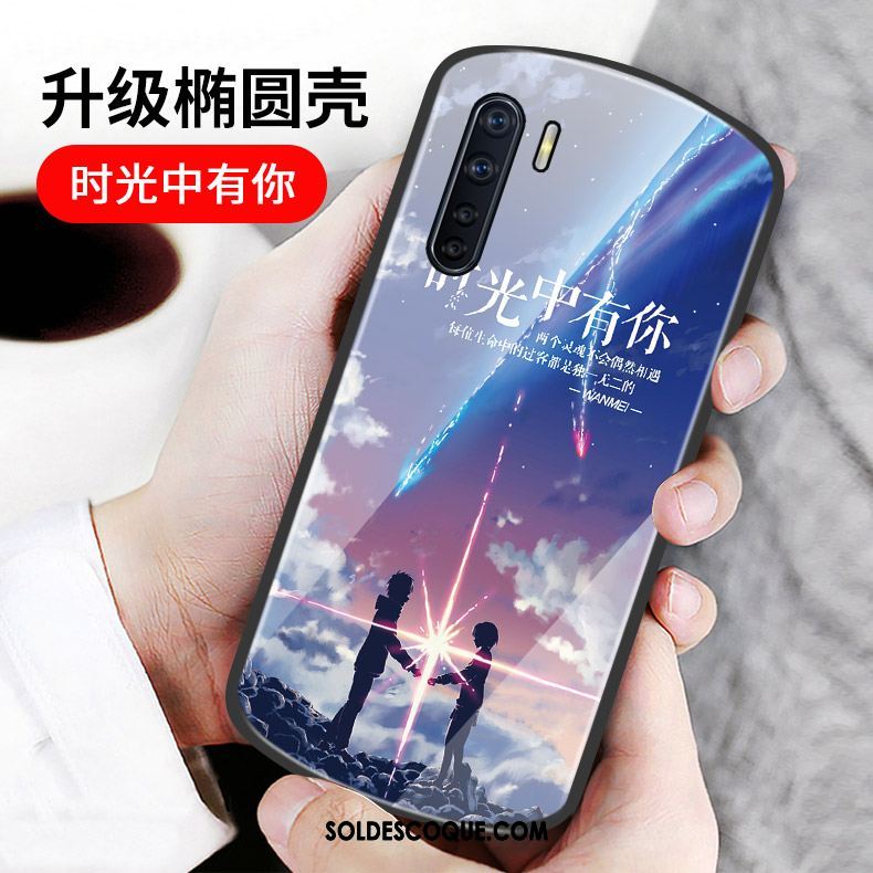 Coque Oppo A91 Incassable Mois Nouveau Tempérer Net Rouge En Vente