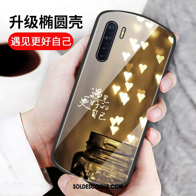 Coque Oppo A91 Incassable Mois Nouveau Tempérer Net Rouge En Vente