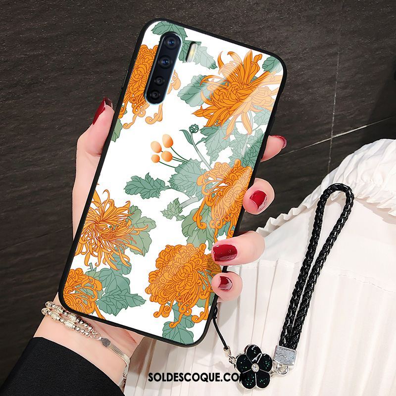 Coque Oppo A91 Incassable Silicone Tournesol Verre Personnalité En Ligne