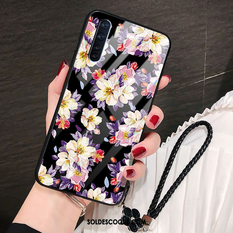 Coque Oppo A91 Incassable Silicone Tournesol Verre Personnalité En Ligne